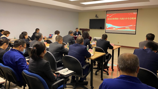 學習貫徹黨的十九屆六中全會精神，陜藥集團宣講團在環(huán)球印務宣講